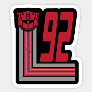 Transformers Autobo 92 Sticker